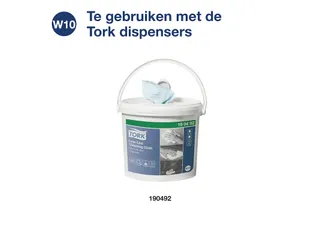 Tork 190491 Systeem W10 Handy Emmer Navulling 1-laags Turquoise - 6