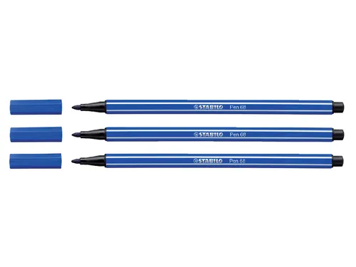 Viltstift STABILO Pen 68/32 medium donkerblauw