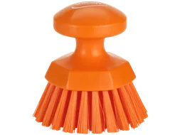 Vikan Hygiene ronde werkborstel harde vezels Ø110mm oranje