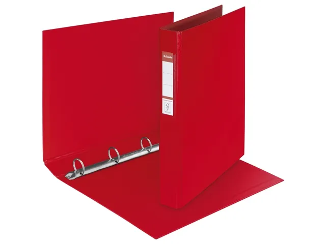 Ringband Esselte 4 rings A4 25mm Pp Rood O-mech