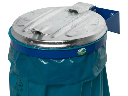 Afvalverzamelaar Wandhouder 400x510mm 120 liter Zak Blauw