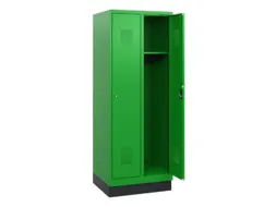 schoollocker,HxBxD 1630x600x500mm,2vak,vak B 300mm,cil.-slot,sokkel