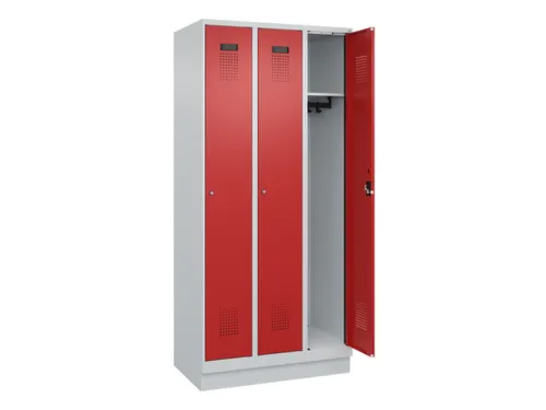 locker,HxBxD 1950x900x500mm,3vak,vak B 300mm,cil.-slot,sokkel