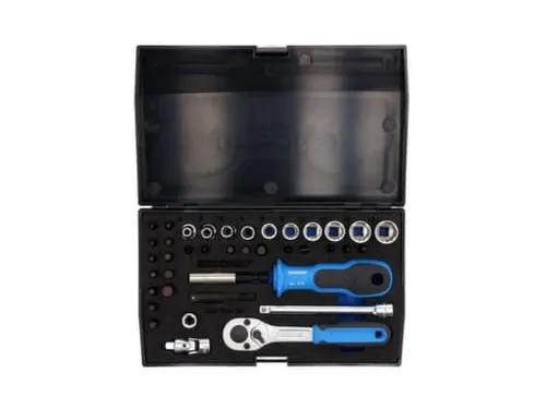 D 20 TMU-10 Dopsleutelset 1/4 inch 39-delig UD-IN-IS-PH-PZ-TX