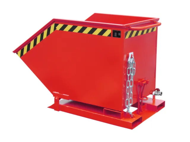 Kiepbak voor spaanders,HxLxB 840x1320x670mm,0,4m³,draagverm. 300kg