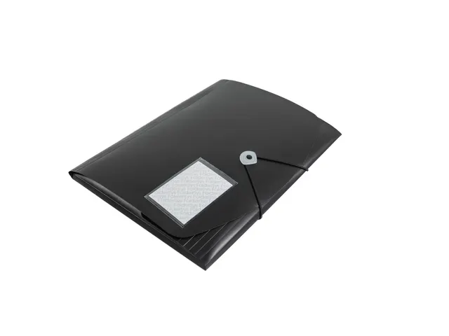 elastomap A4 Jumbo zwart met extra ruime capaciteit