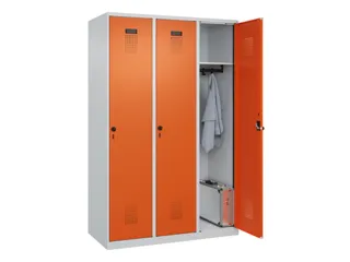locker,HxBxD 1850x1200x500mm,3vak,vak B 400mm,draaigrendel - 1