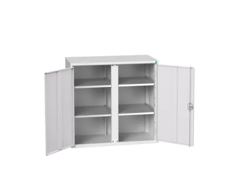 universele kast,HxBxD 1000x1050x550mm,4xStalen bodem,draaigrendelslot