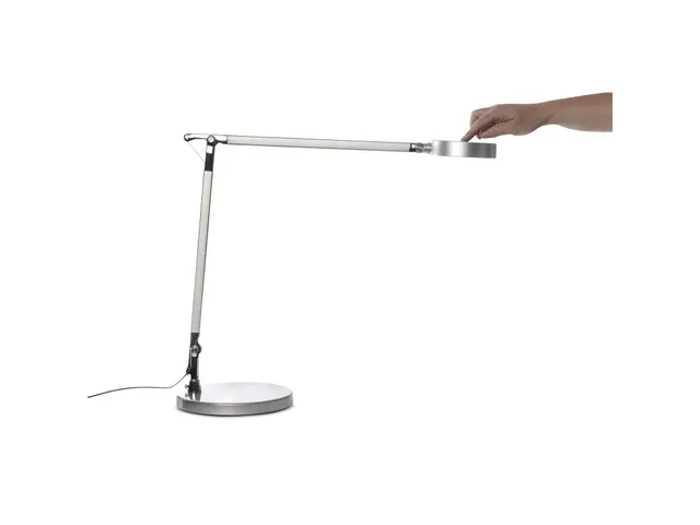 Bureaulamp MAULgrace LED colour vario dimbaar Zilver