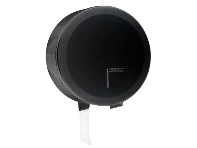 Distributeur papier toilette midi noir métal Pr2787b