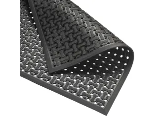 werkplekmat,mat,HxLxB 8,5x900x600mm,nitril,geperforeerd,antislip - 2