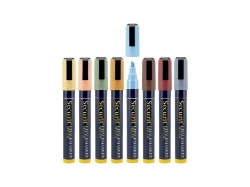Krijtstift Securit Sma-510 Schuin 2-6mm Assorti Aardetinten