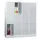 lockerkast,HxBxD 1850x1600x500mm,4x3vakken,RAL7035,front RAL6011