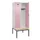 locker met bank,HxBxD 2120x800x815mm,2vak,vak B 400mm,cilinderslot