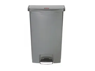 Pedaalemmer Slim Jim Step On Front Kunststof 68 Liter Grijs - 2