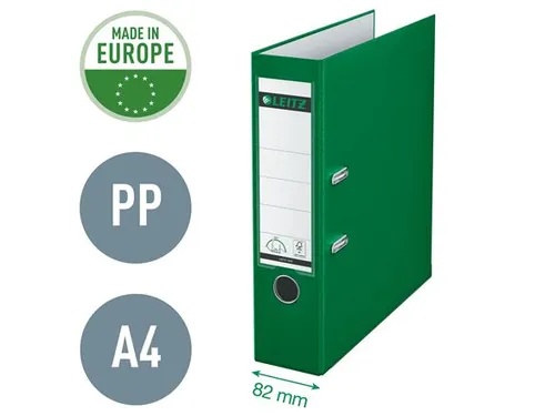 Ordner Leitz 1010 A4 80mm Pp Groen