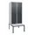locker met bank,HxBxD 1950x800x815mm,2vak,vak B 400mm,draaigrendel