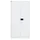 kantoorkast openslaande deuren HxBxD 1806x914x400mm Stalen Verkeerswit
