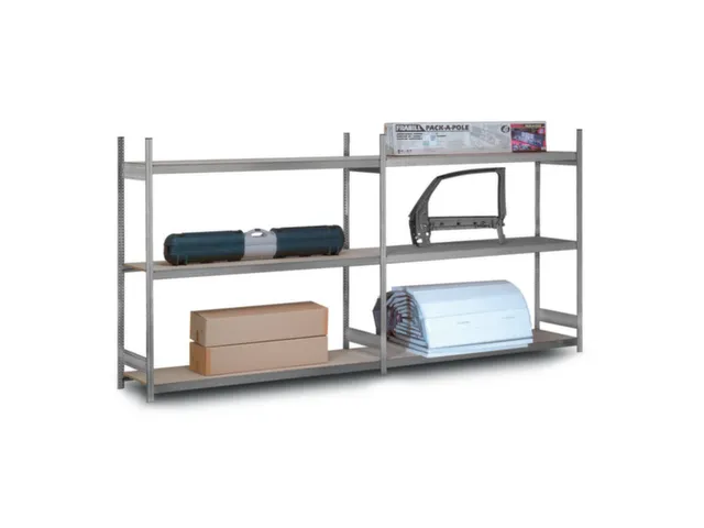 rayonnage grande largeur,base+1xsuivant,HxlxP 2000x4090x435mm