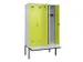 locker met bank,voor scheiding van kleding,HxBxD 2120x1200x815mm,4vak
