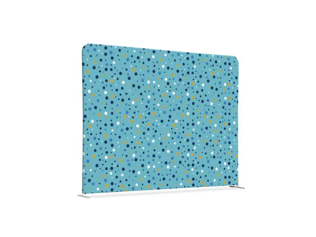 Scheidingswand Textiel 200x150cm Dots Blauw