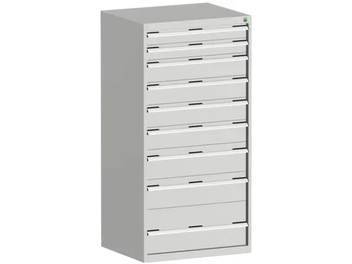 ladekast HxBxD 1600x800x650mm 9laden RAL7035