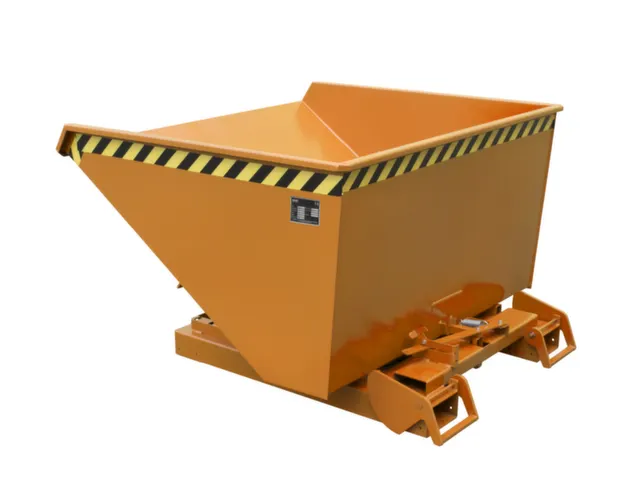 kiepbak,HxLxB 1125x1920x1095mm,1,2m³,draagverm. 1500kg,RAL2000