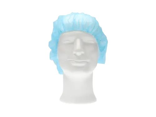 Haarnet CMT bouffant non-woven M 50cm PP blauw 100 stuks