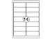 Etiket Quantore 99.1x38.1mm Wit 1400 Stuks