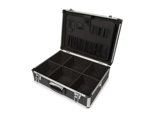 Aluminium Gereedschapskoffer 455x330x152mm 22,8L Grijs/Zwart