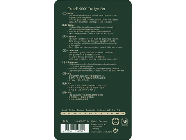 Crayon Faber Castell 9000 Designset