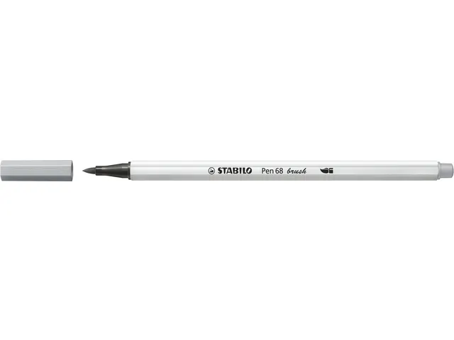 Brushstift STABILO Pen 568/95 koudgrijs