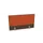 opzetpaneel bureaua anbouw achter NV bruin hickory oranje 1000mm