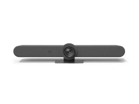 Rally Bar: 6 beamforming-microfoons, PTZ-camera, 2 speakers, 910 x 130
