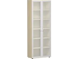 kantoorkast,HxBxD 2160x800x420mm,5xhouten vloer,6ordnerhoogte