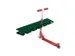 Steprek voor 6 steppen L 990mm eenzijdig RAL6005