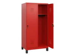 schoollocker,HxBxD 1630x800x500mm,2vak,vak B 400mm,draaigrendel,voeten