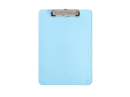 Klembord MAUL A4 staand transparant PS neon blauw