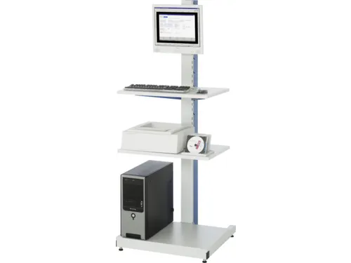 pc-station,HxBxD 1680x650x650mm,monitorhouder,3legborden