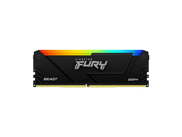 64GB 3200MT/s DDR4 CL16 DIMM (Sets van 4) FURY Beast RGB