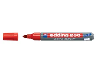 Viltstift Edding 250 Whiteboard Rond Rood 1.5-3mm - 1