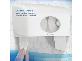 Toiletpapier Scott Control 3-laags 350vel wit 8518 - 8