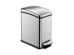 Rechthoekige Pedaalemmer New Rejoice Step Bin 8 Liter Mat Rvs