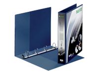 Presentatieringband Leitz SoftClick A4 Maxi 4 rings D-mech 30mm blauw