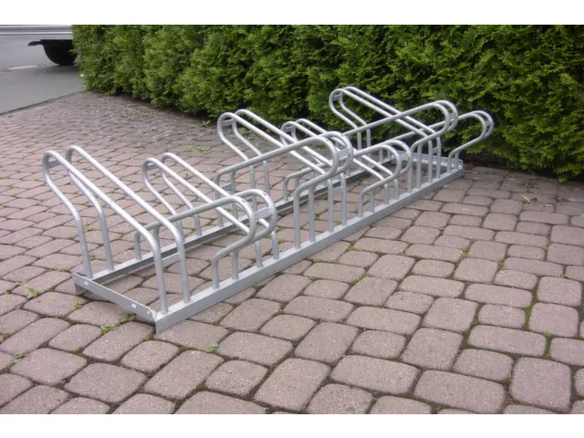 Fiets-Beugelrek L 1750Mm 2X5Plaatsen Dubbelzijdig Gelast Verzinkt