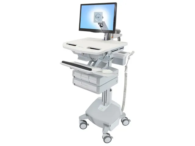 Medische Trolley StyleView-wagen met LCD-arm LiFe Powered 4 laden (3x1