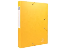 Elastobox Cartobox 4 cm geel kwaliteit 7/10e