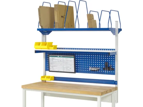 opbouwelement,v. werkbank,HxBxD 1130x1500x350mm,draagverm. 100kg,staal