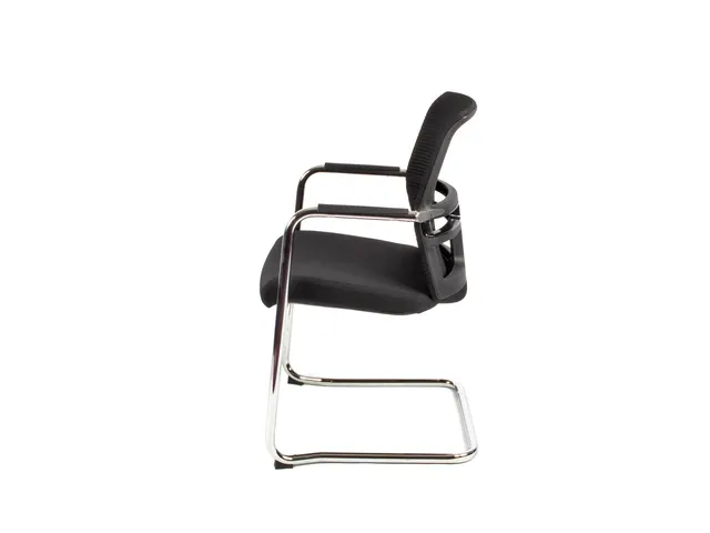 Chaise pour visiteurs Linea Omnia 05 noir/noir