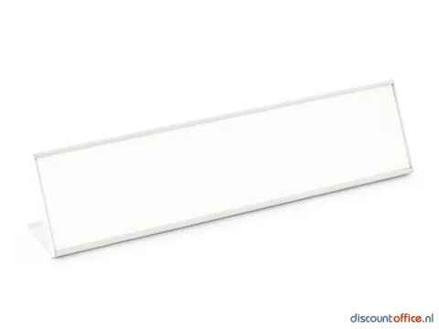 Tafelnaambord 1 Zijdig Whiteboard Schrijfoppervlak 210x52mm